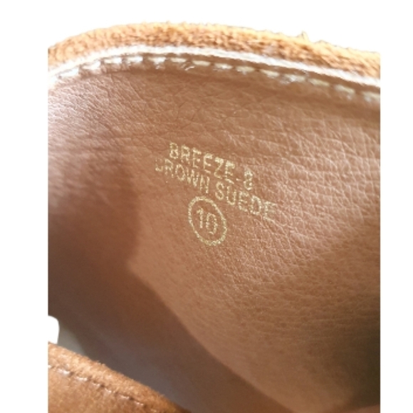 BELLA MARIE Lace Up Block Heel Booties Brown Suede Women Sz 10 Renaissance Vibes - Picture 14 of 14